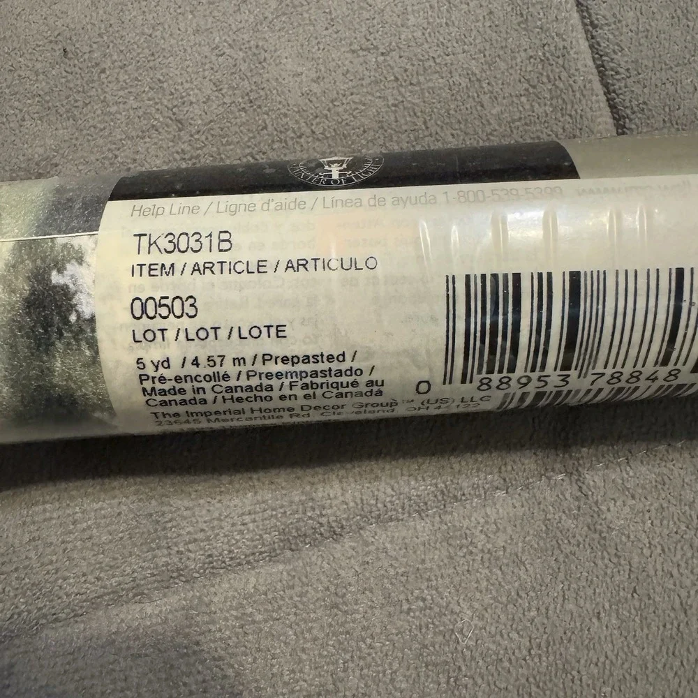 Thomas Kinkade Wall Boarder Painter of Light Prepasted 5 yds Imperial 1999 - New